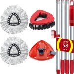 SuperAbound Spin Mop Replacement Head and Base Set