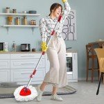 SuperAbound Spin Mop Replacement Head and Base Set