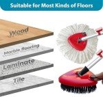 SuperAbound Spin Mop Replacement Head and Base Set