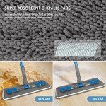 Microfiber Flat Mop for Easy Floor Cleaning
