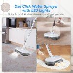Cordless Electric Mop with Dual Spin Motors