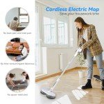 Cordless Electric Mop with Dual Spin Motors