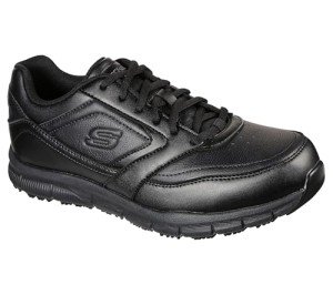Skechers Men's Nampa Black Food Service Shoe, 9.5