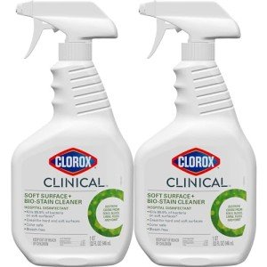 Clorox Clinical Soft Surface Bio-Stain Cleaner, 2 Pack