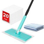 KeFanta 2-in-1 Sweeper Mop Kit with Cloths