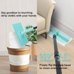 KeFanta 2-in-1 Sweeper Mop Kit with Cloths