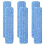 36" Microfiber Mop Pad Replacement - 6 Pack