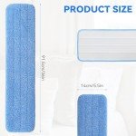 36" Microfiber Mop Pad Replacement - 6 Pack