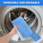 36" Microfiber Mop Pad Replacement - 6 Pack