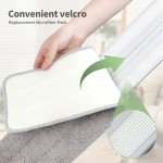 18" Microfiber Floor Mop Cleaning System with Pads