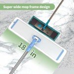 18" Microfiber Floor Mop Cleaning System with Pads