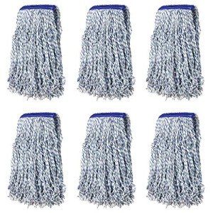 KLEEN HANDLER Cut End Finish Mop, Pack of 6