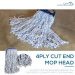 KLEEN HANDLER Cut End Finish Mop, Pack of 6