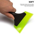 5-Inch Multi-Purpose Shower Glass Squeegee - Green