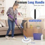 Self-Wringing Microfiber Mop for All Floor Types