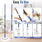 Self-Wringing Microfiber Mop for All Floor Types