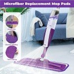 Microfiber Spray Mop with 3 Washable Pads