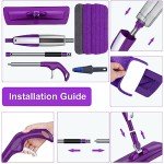 Microfiber Spray Mop with 3 Washable Pads