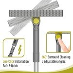 Jetshine 2-in-1 Window Squeegee with Extension Pole