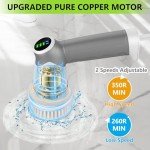 Electric Spin Scrubber with 6 Brush Heads