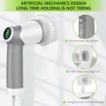 Electric Spin Scrubber with 6 Brush Heads