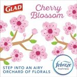 Glad Odorshield Cherry Blossom Trash Bags, 34 Ct