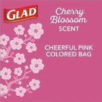 Glad Odorshield Cherry Blossom Trash Bags, 34 Ct