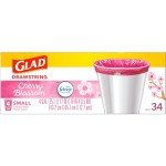 Glad Odorshield Cherry Blossom Trash Bags, 34 Ct