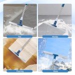 Adjustable Long Handle Floor Squeegee for Cleaning