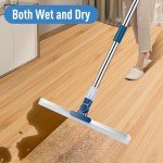Adjustable Long Handle Floor Squeegee for Cleaning