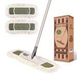 Eyliden Adjustable Dust Mop with Washable Pads