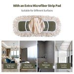 Eyliden Adjustable Dust Mop with Washable Pads