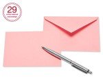 Bright Pastel Blank Cards with Envelopes - 200 Pack