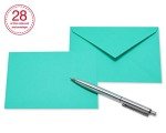 Bright Pastel Blank Cards with Envelopes - 200 Pack