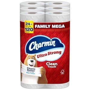 Charmin Ultra Strong Clean Touch Toilet Paper 24 Rolls