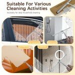 Stainless Steel Shower Squeegee with Adhesive Hook