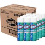 Clorox Disinfecting Aerosol Spray, Fresh Scent, 12-Pack