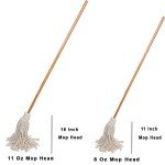 Tidy Tools Large Cotton Wet Deck Mop