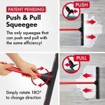 17" Heavy Duty Rubber Floor Squeegee with Handle