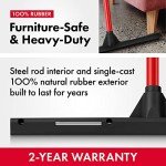 17" Heavy Duty Rubber Floor Squeegee with Handle