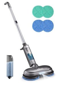 iDOO Cordless Electric Spin Mop with Sprayer