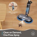iDOO Cordless Electric Spin Mop with Sprayer