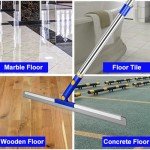 Heavy-Duty Multi-Purpose Floor Squeegee with Long Handle