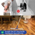 Heavy-Duty Multi-Purpose Floor Squeegee with Long Handle