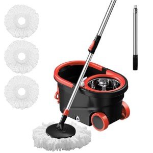 360° Spin Mop and Bucket Set with Refills