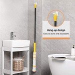 Self-Wringing Microfiber Floor Mop with Scrub Pad