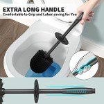 2-Pack Toilet Brush Set with Long Handles
