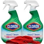 Clorox Clean-Up Bleach Spray 2-Pack with Cloth