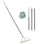 ROKOXIN Rubber Squeegee Broom for Easy Cleaning