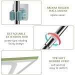 ROKOXIN Rubber Squeegee Broom for Easy Cleaning